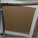 JCJMY 22x22 Picture Frame Gold with 18x18 Mat, Display Photo 18x18 with Mat or 22 x 22 Without Mat, Wall Hanging Large 22x22 Poster Frame with Shatter Resistant Plexiglass,Gold