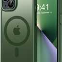 Thomo Funda magntica fuerte para iPhone 13 y iPhone 14 [compatible con Magsafe] translcida mate, delgada, a prueba de golpes, para mujeres y nias, funda protectora antihuellas para iPhone 14/13 de