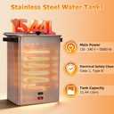 E-1 Stationary Heating Unit Tabletop with 4 Standard Heat Packs, Heating Unit with Consistent Moist Heat Up to 165F, Constructed From High-Quality Stainless Steel & Easy to Maintain