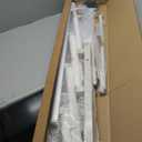 Bed Rails for Elderly Adults Safety, Folding Bed Assist Rails for Seniors, Bed Handle Bedside Assist Guard Rails for Adults, Fall Prevention Safety with Collapsible Bedrails, 37x20 (White)