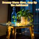 2 x Christmas Fairy Lights - 6 PCS String Light Indoor Battery Operated Warm White Lights for Christmas Tree, DIY Crafts, Wedding, Bedroom Table Decorations for Party(6.5FT,Mini 20LED)