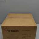 Redluck Mid Century Modern Motion Sensor Outdoor Ceiling Light, 11'' Glass Dusk to Dawn Flush Mount Porch Lights Outdoor, Black Ceiling Lamp for Entryway, Garage, Hallway (Bulb Not Included)