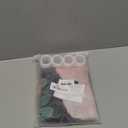 Riyidecor Black Dark Floral Flowers Shower Curtain for Bathroom Decor 72Wx72H Watercolor Plants Leaves Herbs Botanical Wildflower Art Printed Fabric Polyester Waterproof 12 Pack Plastic Hooks