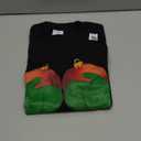 Funny Winter Women's Tee Mittens Holding Xmas Ball Boobs T-Shirt