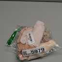 6 Pack Muslin Baby Bibs for Baby Girls, Muslin Bibs Drool Bandana Bibs (Sweet Pink)