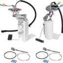 Front & Rear Fuel Pump Assembly - Compatible with Ford F-150 F-250 F-350 1992-1997 - Replacement for SP2005H 17 Gallon Midship Tank, SP2007H 18 Gallon Rear Tanks
