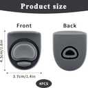 Meliya 4pcs Replacement Stopper Compatible with Owala FreeSip 24oz 32oz, Water Bottle Top Lid Gasket for Owala 16/19/24/32/40oz Seal Bottle Cap Mouth Stopper Part Silicone Plug Accessories
