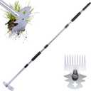 Weeding Tool with Long Handle- 60" Manual Weeder Remover Tool,Garden Tools,Portable Garden Weeder Tool for Vegetable Gardening Backyard Farm Planting & Weeding