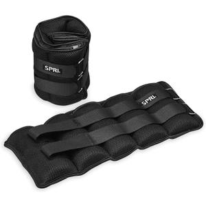 SPRI Adjustable Ankle Weights - Walking Weights for Strength Training Exercises, Resistance Endurance Workouts, General Fitness - For Strengthening & Toning Lower Body (c) 20-Pound / 10lbs Each (Black))