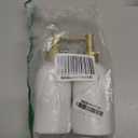 Natheeph 14OZ Ceramic Soap Dispenser Ceramic Soap Pump Dispenser Can Fill Liquid for Bathroom/Kitchen (2PC White)