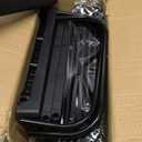 Kitsure Shoe Rack - 6-Tier Shoe Organizer, Shoe Rack for Closet, Entryway, Bedroom, Easy- Assembly Storage Shelf with Side Handles, 27.6" x 11.8" x 48.4", Black