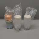 VITEVER [16 Pack] 4 oz Small Containers with Lids, Reusable Plastic Jars for Snack and Puree, Salad Dressing Container to Go, Deli Containers, Freezer Baby Food Containers, Dishwasher Safe, BPA Free