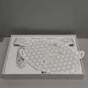 Yahi Red Light Photon Facial & Neck Mask with Remote Control, 7 Custom Modes with Infrared, Portable & Rechargeable with Timer for Home Use, 175 HighDensity Light Beads, White