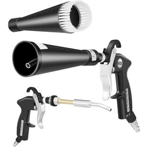 Car Cleaning Gun Detailing Interior Dryer Air Blow Gun,Car Detailing Kit Interior Cleaner, Car Detailing Tools for Quickly Blowing Out Dirt and DustWorking with Air