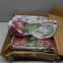 Nubry 50pcs Artificial Burgundy Roses Bulk, Fake Red Roses Flower with Stems Realistic Flowers for Wedding Centerpiece Home Party Decor(Burgundy)