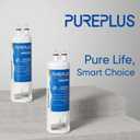 PUREPLUS EDR1RXD1 Replacement for Everydrop Filter 1, W10295370A, W10295370, EDR1RXD1B, P8RFWB2L, P4RFWB, Kenmore 46-9081, 46-9930, WD-F38,WRS325SDHZ Refrigerator Water Filter, 1 Pack