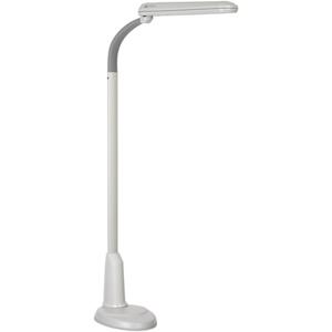 Ott-Lite L24554 Task Plus High-Definition 24-Watt Floor Lamp,Plastic, Dove Grey