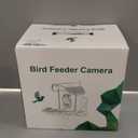 Bird Feeder with Camera, Solar Powered Outdoor Birdhouse, 2K HD AI Smart Identify Birds Species, Instant Motion Detection & Alerts, Capture BirdVideo, Gifts for Mom Dad and Bird-Lovers(Green)