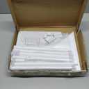 Wisuce Corner Shelf Stand - 3 Tier Bamboo Small Corner Bookshelf for Office Kitchen Bedroom Plant Stand Living Room Decor Small Space (White)