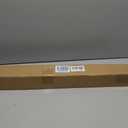 UNISHADES no Drill Cordless Roman Shades for Windows, 30" W × 64" H - 100% Blackout - Linen - Mist White