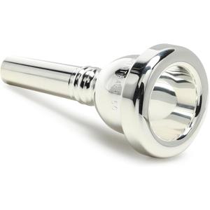 Bach Small Shank Trombone, Baritone and Euphonium Mouthpiece, 5G (5G, Deep Cup Depth, 25.50mm Cup Dia., Silver Plated)