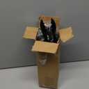 20Pcs Disposable Plastic Serving Utensils for Parties, Buffet Serving Utensils Set-8 Black Plastic Serving Spoons, 4 Tongs and 8 Forks for Catering, Entertaining and Parties