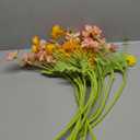 VALICLUD 13PCS Artificial Peony Bouquet Multi-Color Faux Flowers Stems Home Decor for Weddings Parties and Garden Arrangements