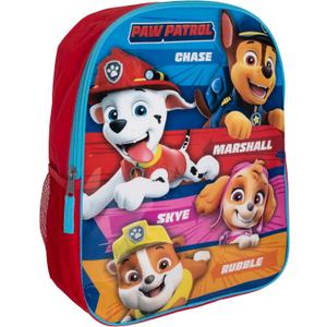 AI ACCESSORY INNOVATIONS Paw Patrol Kids Backpack, Girls & Boys 15" School Book Bag Featuring Chase, Marshall, Skye, and Rubble, Red