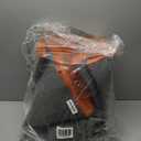 Amdrebio Burnt Orange Round Area Rug 5Ft for Bedroom Living Room, Fluffy Fuzzy Shaggy Furry Circle Rugs for Kids Room Decor Aesthetic, Cute Plush Shag Dark Orange Carpet for Nursery Dorm Classroom