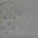 YAGELI 2 Pack 5Slot Acrylic Mail Organizer for Desktop – Scalloped Clear Document Sorter, Vertical File Holder for Office/Home, SpaceSaving Desk Organizer for Letters,Envelope,Bills,Stationery