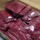 Peomeise Stretch Spandex Folding Chair Cover for Wedding Party Dining Banquet Event (Burgundy,25 Pcs)