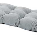 Bench Cushion,Non-Slip Bottom,Tufted Bench Cushions for Indoor/Outdoor Furniture,for Bench/Window/Piano/Porch/Swing,Custom Size Bench Cushion (48x18x4 Inch, Light Grey)