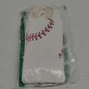 16 Pcs Baseball Gift Bags with Handles Baseball Party Favor Bags Baseball Party Candy Bags for Kids Sports Theme Birthday Party Baseball Birthday Party Favors Supplies Sports Party Decoration, white