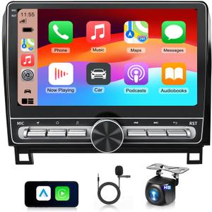 Car Radio for Toyota Tundra 2007-2013 Sequoia 2008-2018 Stereo Radio with CarPlay Android Auto 10.1 inch Touch Screen Android14 Bluetooth5.4 GPS WiFi Backup Camera 64G