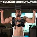 POWER GUIDANCE Weighted Vest for Men & Women with Reflective Stripes,Adjustable Workout Vest for Running, Jogging, Walking & Strength Training, Comfortable Rucking Weight Vest (15lbs)