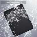 Zhithink 11 Pack Mouse Pad with Reinforced Stitching Edge, Washable Mousepad with Grippy Non-Slip Rubber Base, 0.12 Inch Thick Smooth Tracks Computer Mouse Pads Bulk for Desk, Black, 10.2x8.2 Inch