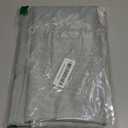 Lecloud Living Room Light Grey Sheer Curtains 72 Inch Long 2 Panels, Lightweight Solid Voile Silver Gray Curtain for Bedroom, Soft Gauzy Farmhouse Bedroom Drapes with Dual Rod Pockets, 40W x 72L