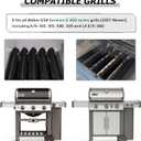 66795 GS4 Flavorizer Bars for Weber Genesis II Grill Parts, 17 Flavor Bars for Weber GS4 Genesis II 300 E-310 E-315 E-335 LX-340 Replacement Parts, Full 16GA Upgraded Porcelain-enameled Steel, 5 Pack