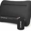 KingCamp Inflatable Pillow for Camping, Large(19.7" x 11.8") Camping Pillow, Ultra-Soft Camp Pillow with Washable Foam Cover for Home-Like Comfort, Hiking, Car, Beach, Travel