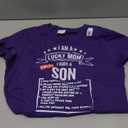 Mother's Day I am a Lucky Mom I Have a Crazy Son Mom Son T-Shirt M