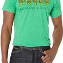 Liquid Blue Unisex Adult Grateful Dead Irish Bears St. Patricks T-Shirt (Small)