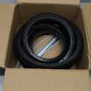 Wheelchair Rear Wheel Replacement Tire, 24 "X 1" Universal Flat-Free Polyurethane Tire,Equipped With Installation Tools, Wheelchair Accessories For All Brands(1 Pair) (Black)