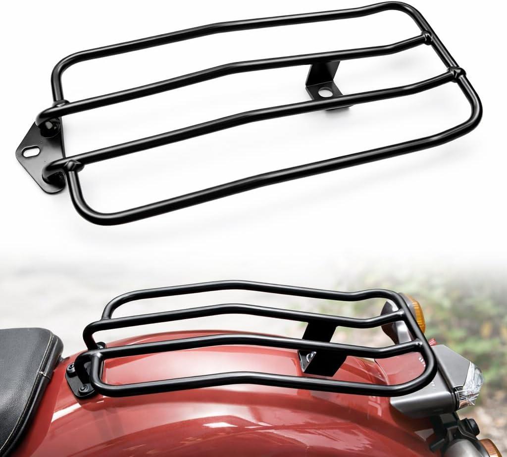 Rear Luggage Racks for CMX300 CMX500 17-24, Motocycle Top Case Carrier Rear Solo Seat Support Shelf Backrest Rear Fender Rack for Honda Rebel 500 300 CMX500 CMX300 2017-2024 Accessories