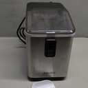 Aeitto Ice Maker Countertop 26lbs/24H, Ice Machine 8 Ice Cubes Ready in 6 Mins, 2 Sizes of Bullet Ice Portable Ice Makers with Basket & Scoop, Auto Self-Cleaning for Home/Kitchen/Office Stainless