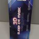 Black Sleep Mask for Men Eyelash Extension, Eye Mask for Lash Extensions No Pressure 3D Sleep Mask, Women Sleep Protector Eye Shade Cover for Travel Yoga Nap