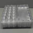 Egg Cartons 18 Count - 40 Pack Egg Cartons Cheap Bulk - 3x6 Grids Plastic Egg Carton for Fresh Eggs, Home, Farmers Market (Medium)