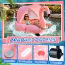 Motorized Pool Floats for Adults with Canopy, 48" x 48"