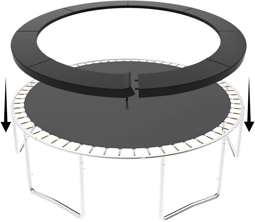 Trampoline Pad, Universal Weatherproof Anti-Slip Replacement pad, Durable Outdoor Trampoline Frame Protector Accessories, Fit  12FT  Round Trampoline Frames