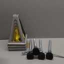 X-Haibei RV Stabilizers Jacks for Trailer Camper 4 Pack Aluminum Stack Jack Stands 6000 Pounds Supports with Cushion Rubbers Adjustable from 11" to 17"