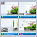 AQUASMITH Aquarium Air Pump,Ultra-Quiet/Small Size/More Output Air Pump for Fish Tank 1.5w/29GPH/14Kpa,with Air Stone Bubbler,Adjustable Airflow,Single Outlet Suitable for 20-40 Gallon Fish Tank